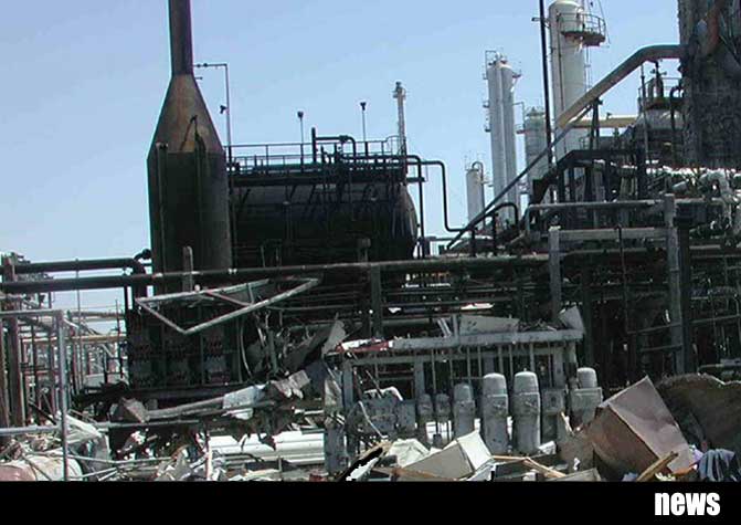 The aftermath of the BP Texas city refinery explosion in 2005 that killed 15 workers